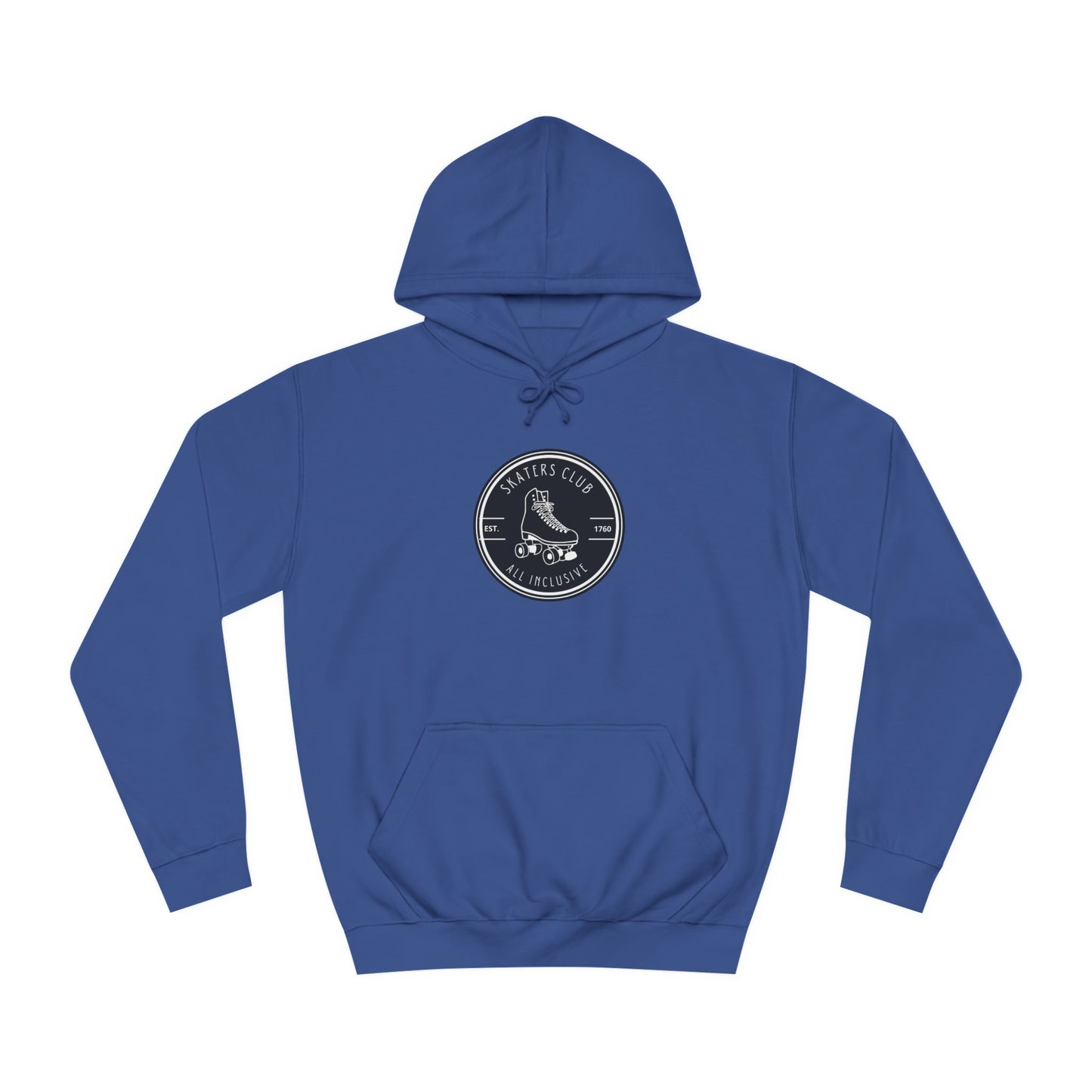 Hoodie - Black Round Skaters Club Unisex Hoodie - Skate of Matter LLC