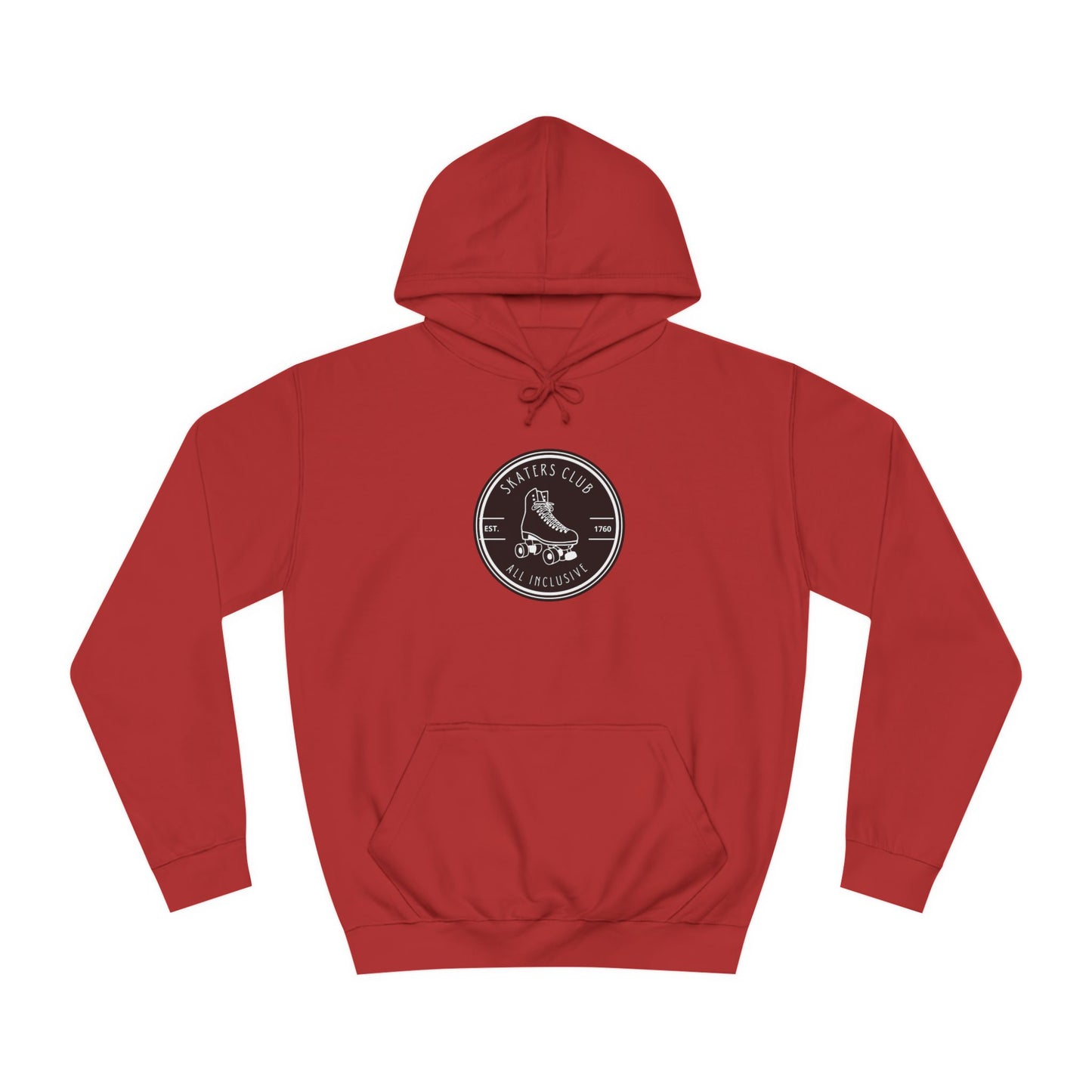 Hoodie - Black Round Skaters Club Unisex Hoodie - Skate of Matter LLC