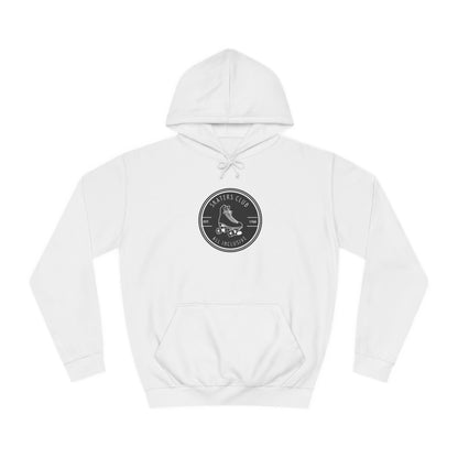 Hoodie - Black Round Skaters Club Unisex Hoodie - Skate of Matter LLC