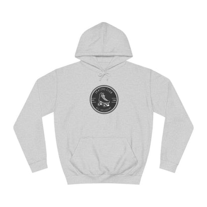 Hoodie - Black Round Skaters Club Unisex Hoodie - Skate of Matter LLC