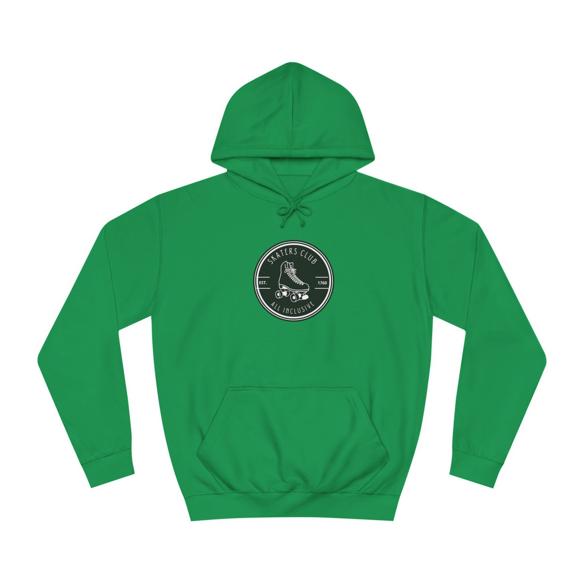 Hoodie - Black Round Skaters Club Unisex Hoodie - Skate of Matter LLC