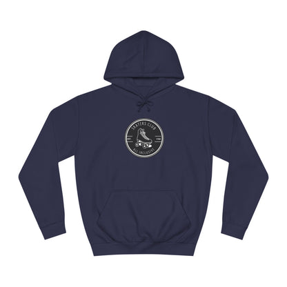 Hoodie - Black Round Skaters Club Unisex Hoodie - Skate of Matter LLC