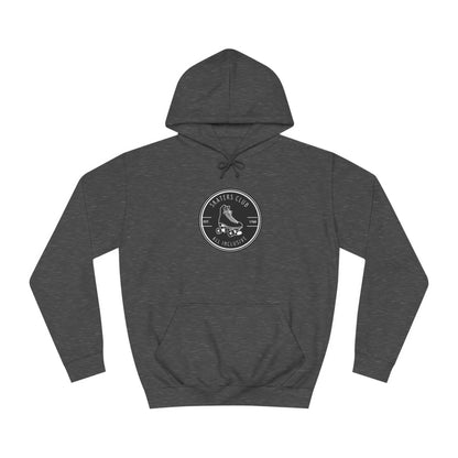 Hoodie - Black Round Skaters Club Unisex Hoodie - Skate of Matter LLC