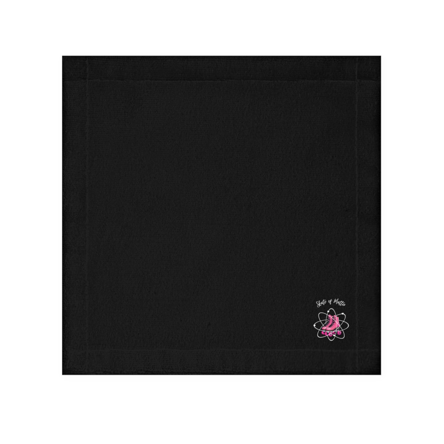 Home Decor - Black Skate of Matter Face Towel - Skate of Matter LLC