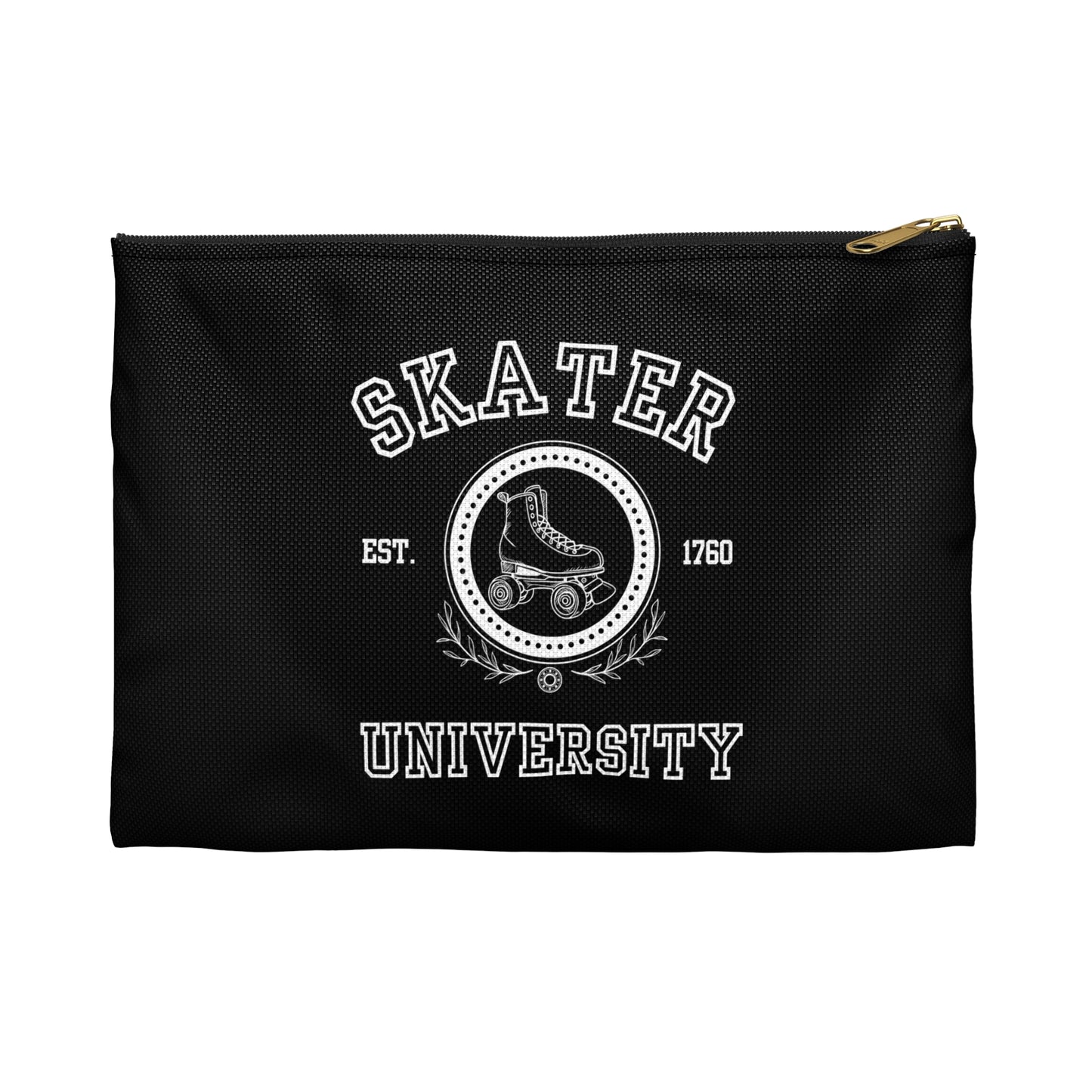 Bags - Black Skater University Accessory Pouch - Skate of Matter LLC