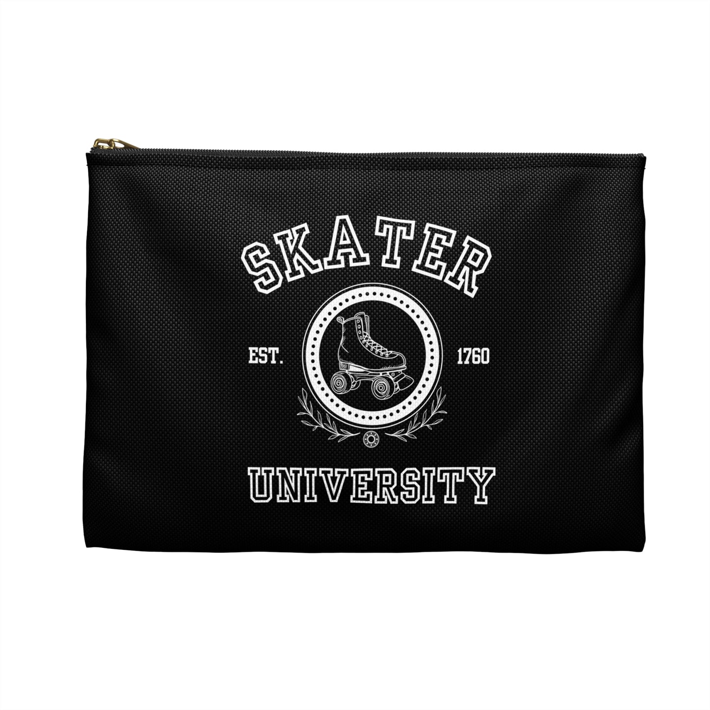 Bags - Black Skater University Accessory Pouch - Skate of Matter LLC