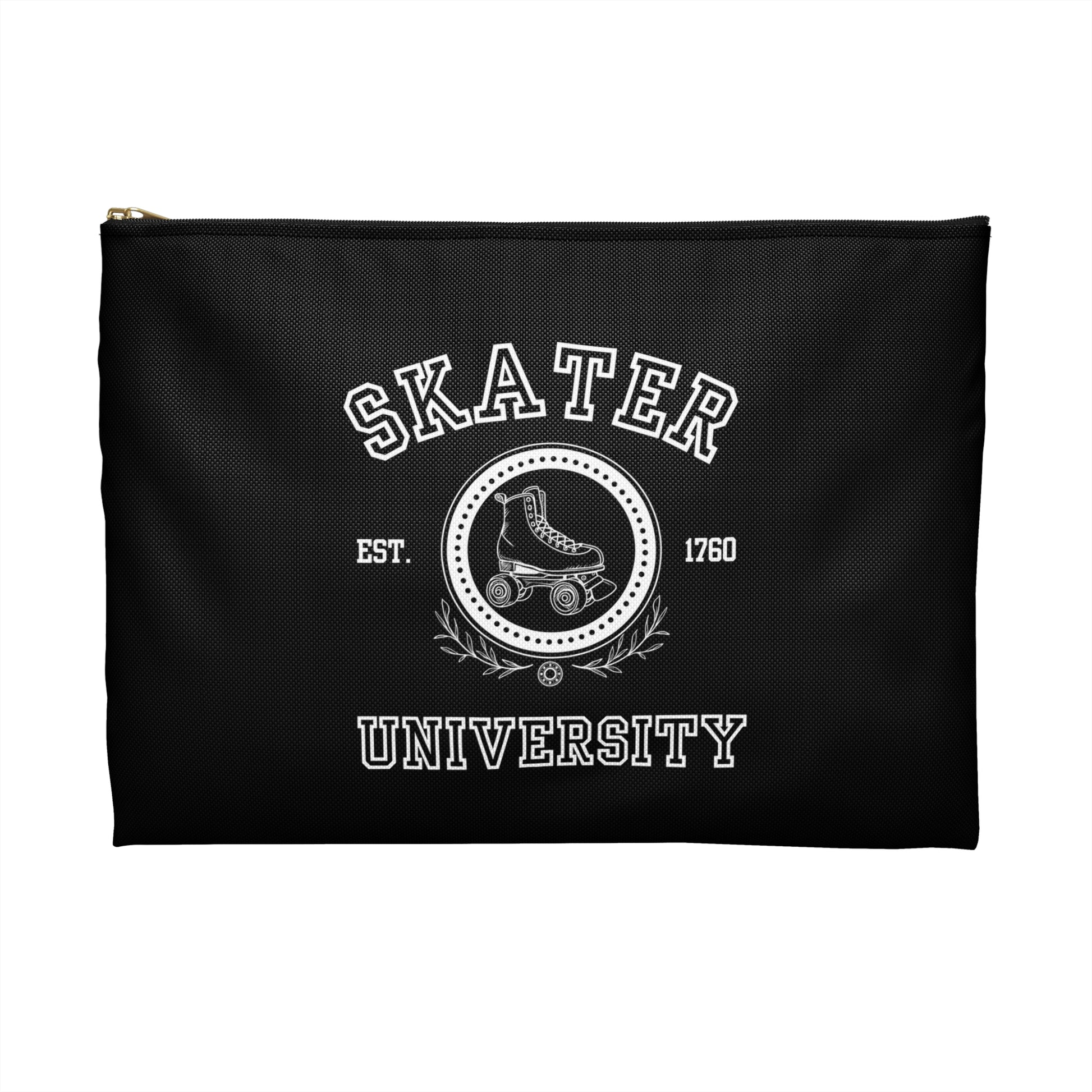 Bags - Black Skater University Accessory Pouch - Skate of Matter LLC