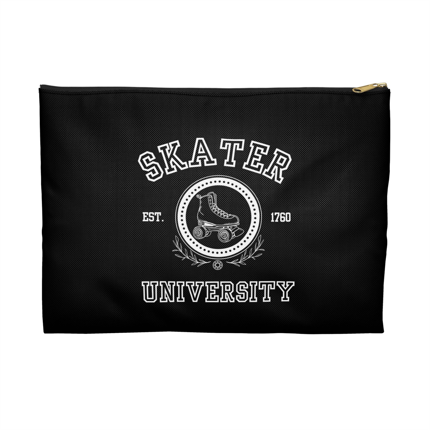 Bags - Black Skater University Accessory Pouch - Skate of Matter LLC