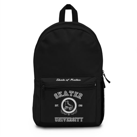 Backpack - Black Skater University Backpack - Skate of Matter LLC