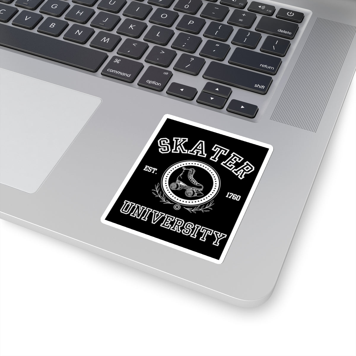 Paper products - Black Skater University Sticker - Skate of Matter LLC