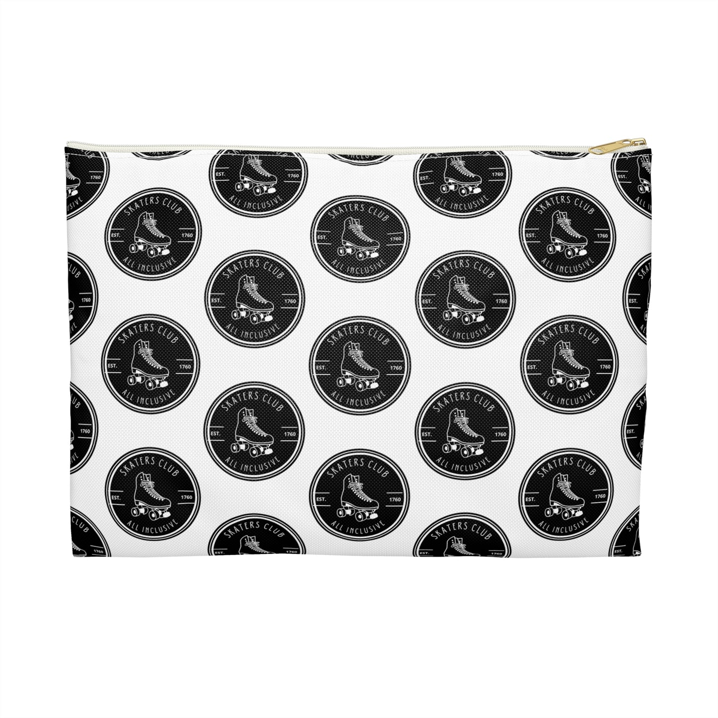 Bags - Black Skaters Club Accessory Pouch - Skate of Matter LLC