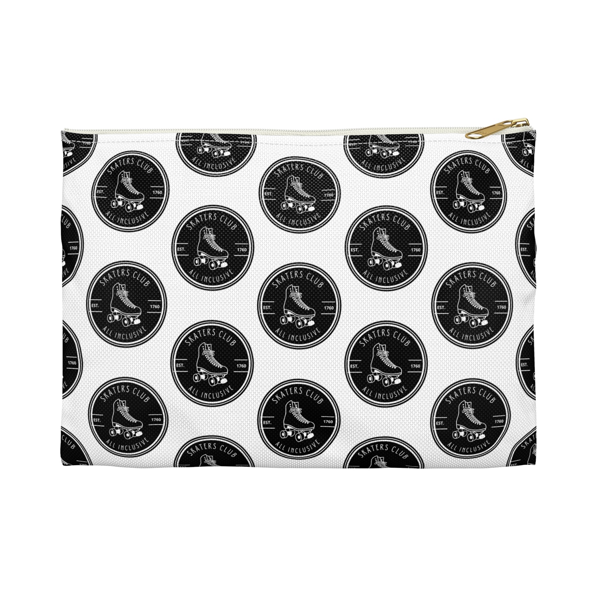 Bags - Black Skaters Club Accessory Pouch - Skate of Matter LLC