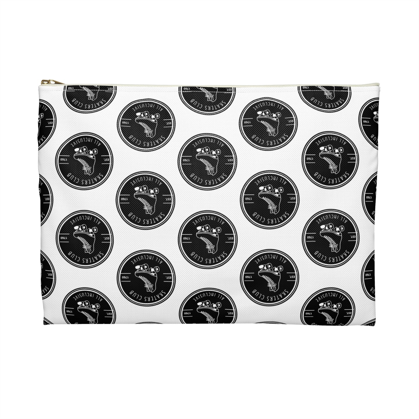 Bags - Black Skaters Club Accessory Pouch - Skate of Matter LLC