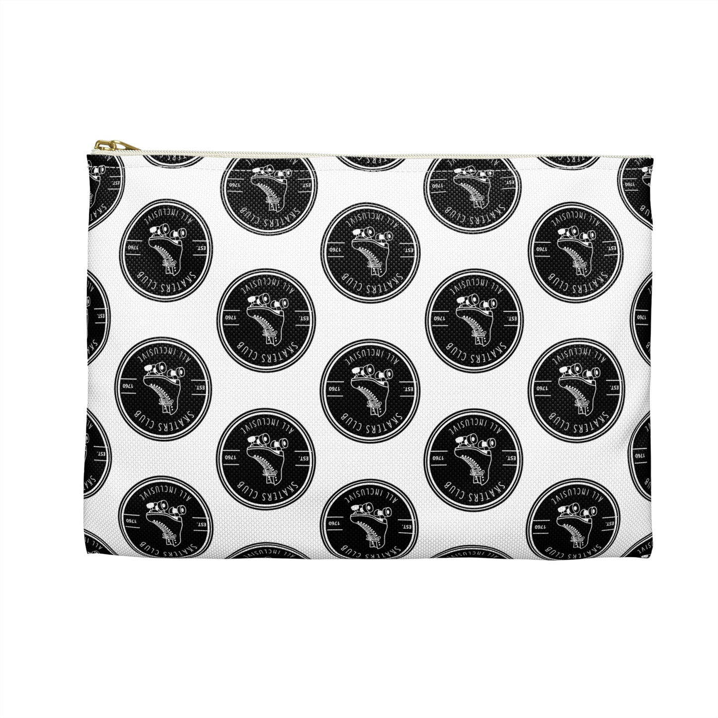 Bags - Black Skaters Club Accessory Pouch - Skate of Matter LLC