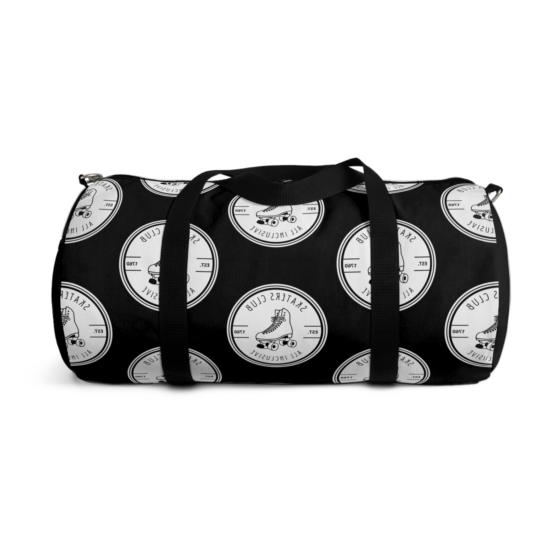 Bags - Black Skaters Club Duffel Bag - Skate of Matter LLC