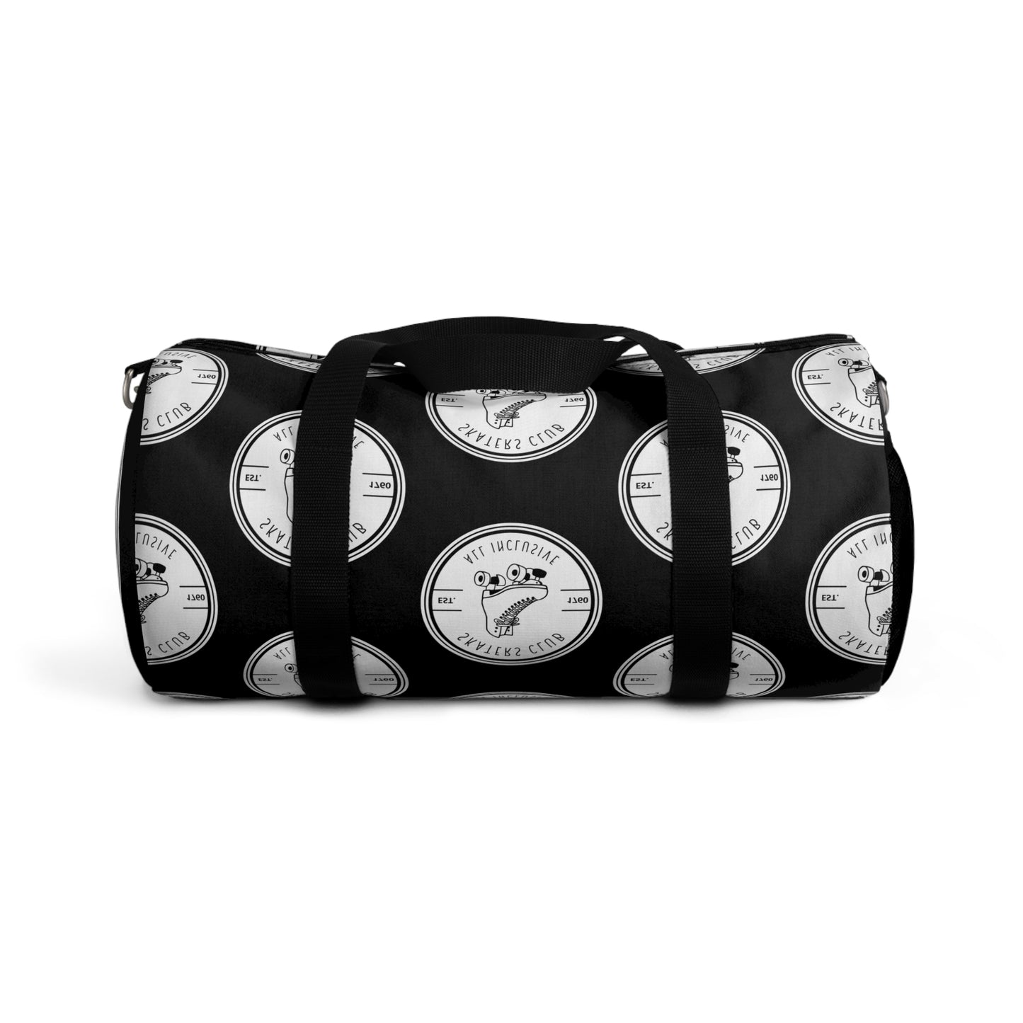 Bags - Black Skaters Club Duffel Bag - Skate of Matter LLC