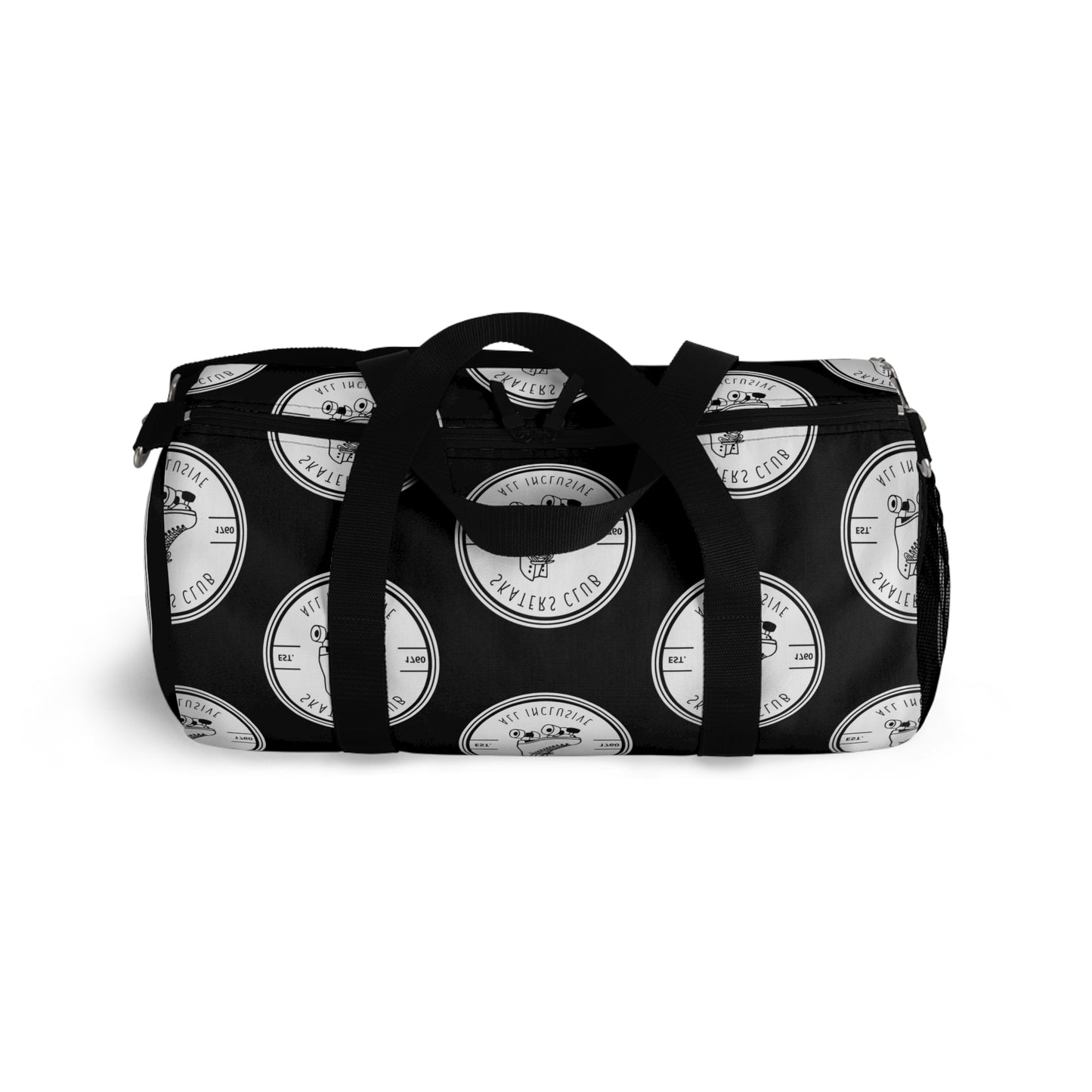 Bags - Black Skaters Club Duffel Bag - Skate of Matter LLC