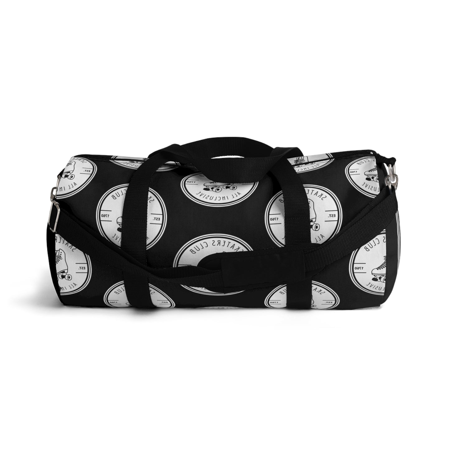 Bags - Black Skaters Club Duffel Bag - Skate of Matter LLC