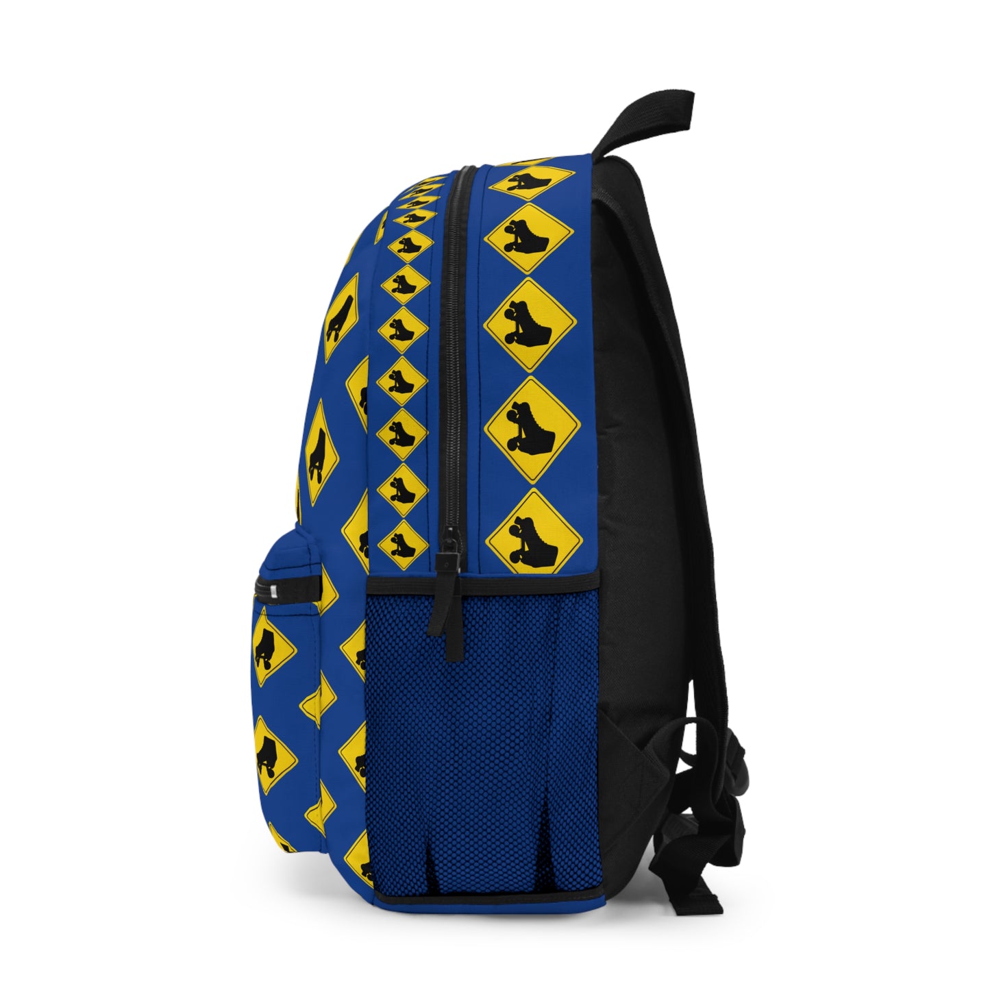 Backpack - Blue Warning Skater Backpack - Skate of Matter LLC