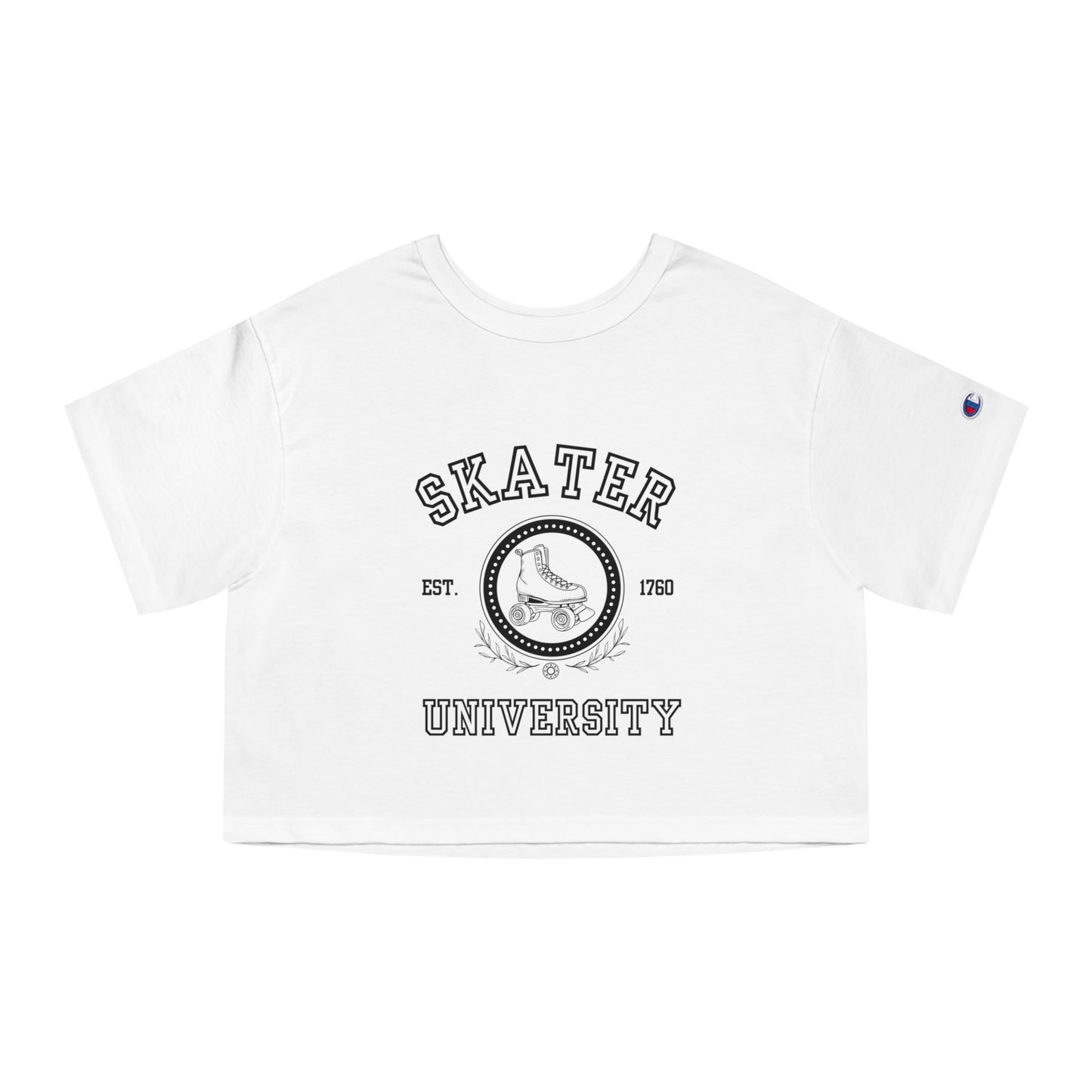 T-Shirt - Champion Womens Skater University Cropped T-Shirt - Skate of Matter LLC