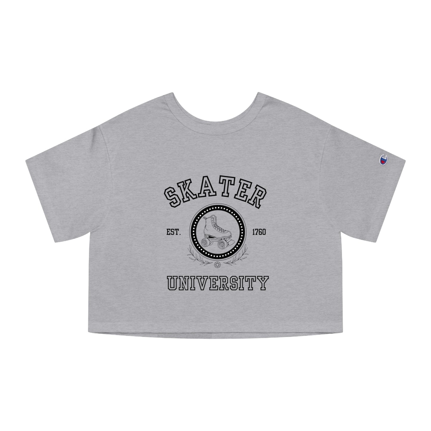 T-Shirt - Champion Womens Skater University Cropped T-Shirt - Skate of Matter LLC