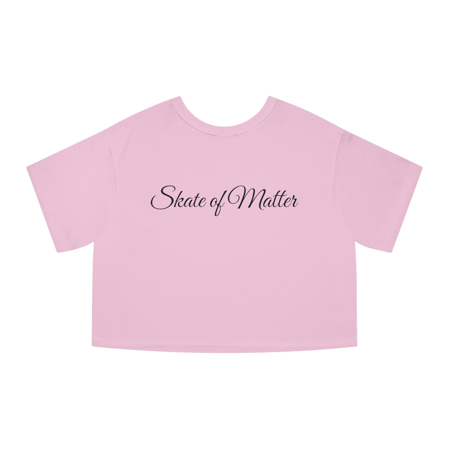 T-Shirt - Champion Womens White Round Skaters Club Cropped T-Shirt - Skate of Matter LLC