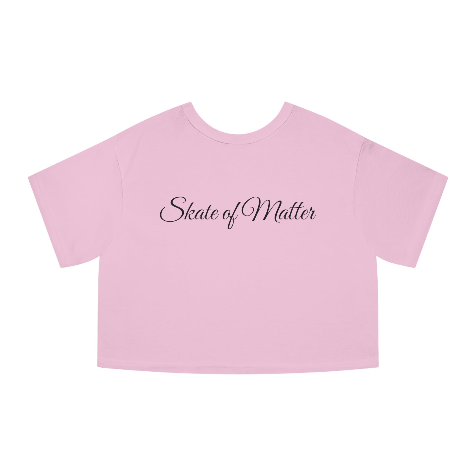 T-Shirt - Champion Womens White Round Skaters Club Cropped T-Shirt - Skate of Matter LLC