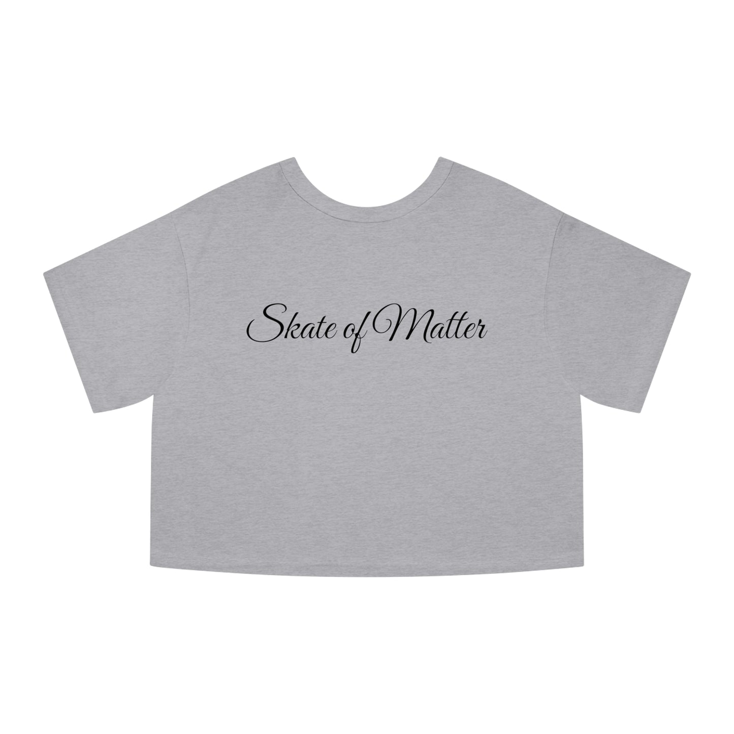 T-Shirt - Champion Womens White Round Skaters Club Cropped T-Shirt - Skate of Matter LLC