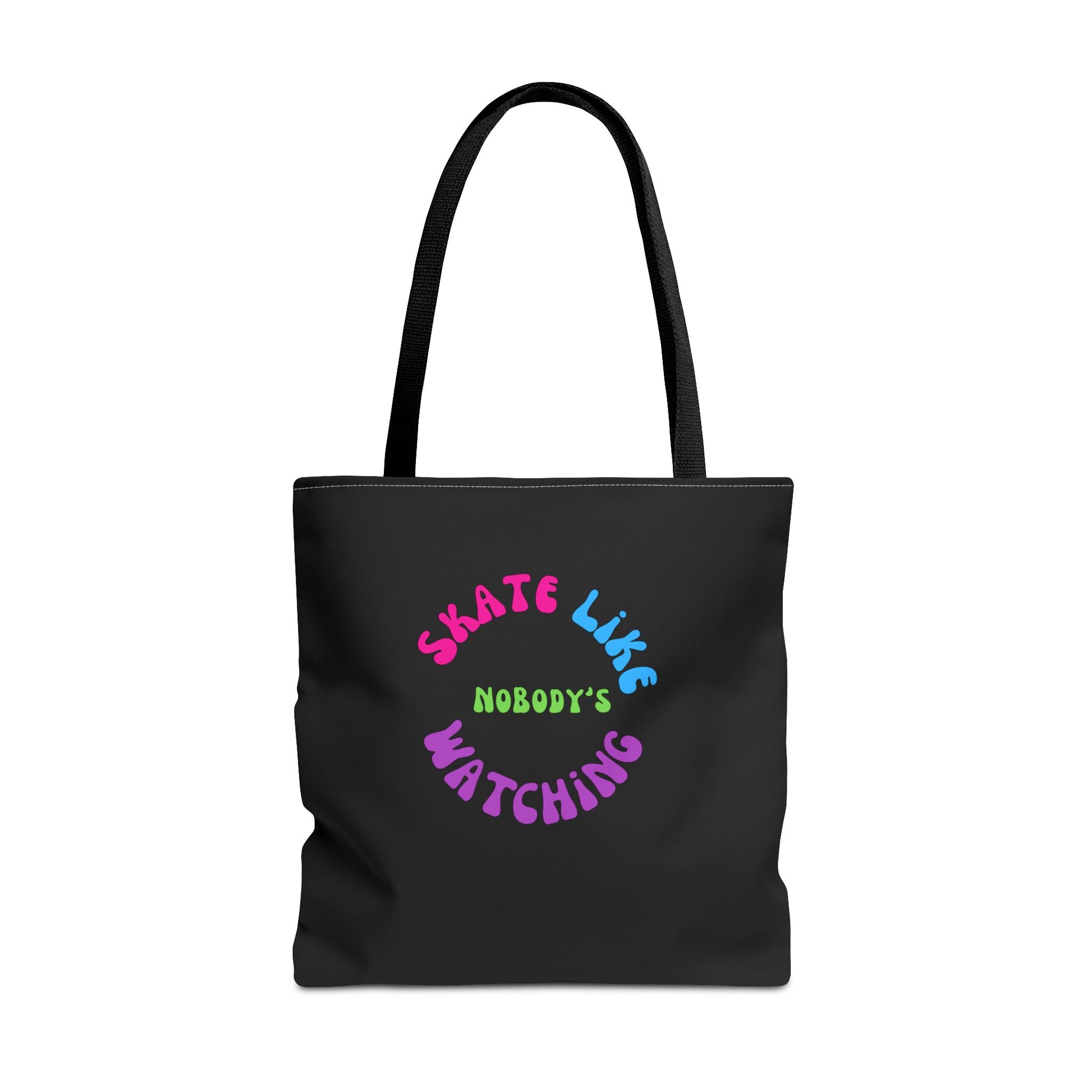 Bags - Colorful Skate Like Nobodys Watching Tote Bag - Skate of Matter LLC