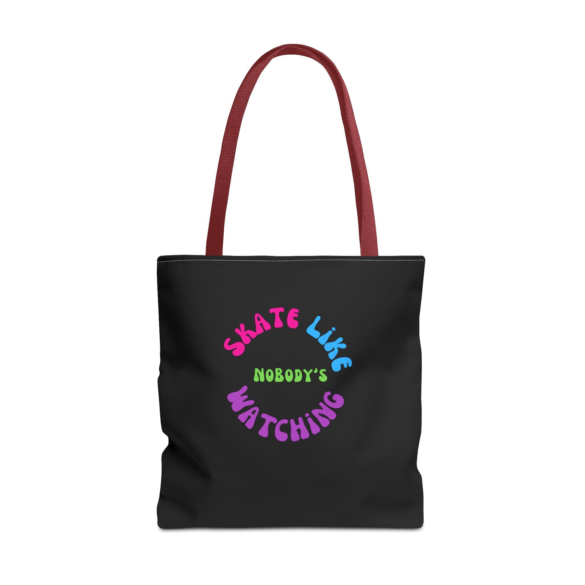 Bags - Colorful Skate Like Nobodys Watching Tote Bag - Skate of Matter LLC