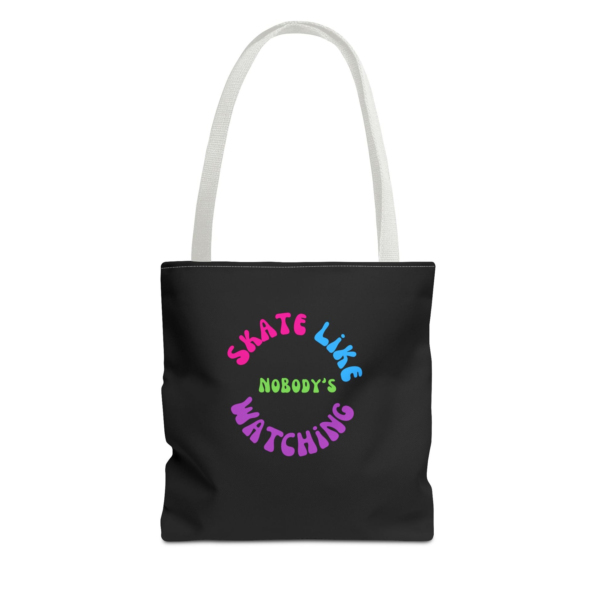 Bags - Colorful Skate Like Nobodys Watching Tote Bag - Skate of Matter LLC