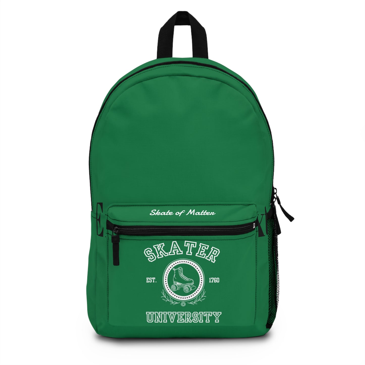 Backpack - Dark Green Skater University Backpack - Skate of Matter LLC