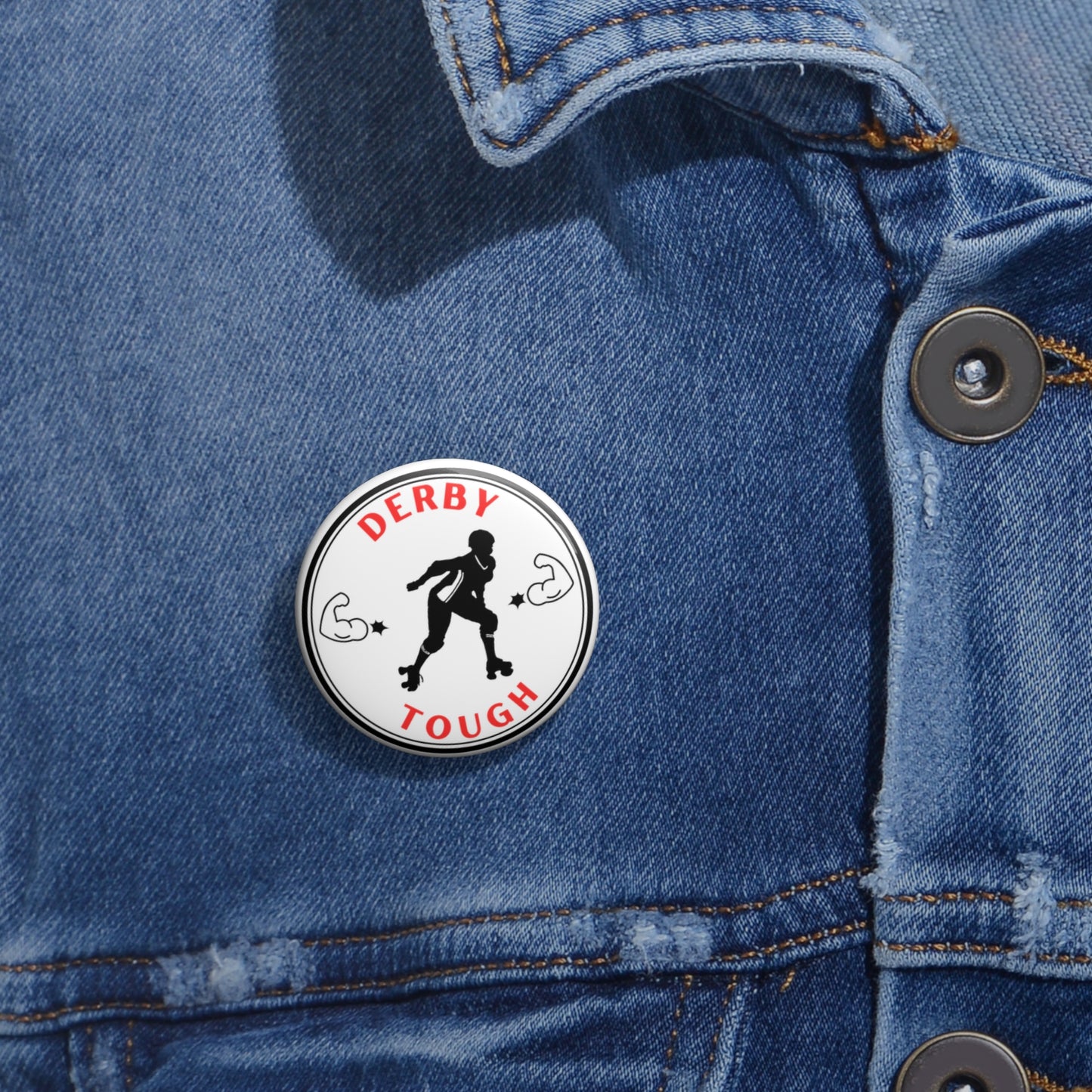 Accessories - Derby Tough Pin Button - Skate of Matter LLC