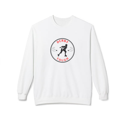 Sweatshirt - Derby Tough Unisex Fleece Crewneck Sweatshirt - Skate of Matter LLC