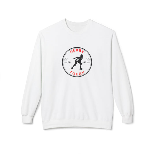 Sweatshirt - Derby Tough Unisex Fleece Crewneck Sweatshirt - Skate of Matter LLC