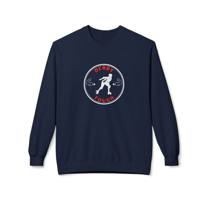 Sweatshirt - Derby Tough Unisex Fleece Crewneck Sweatshirt - Skate of Matter LLC