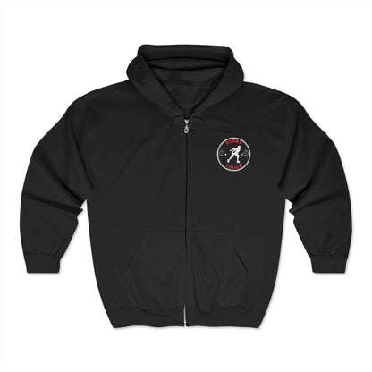 Hoodie - Derby Tough Unisex Zip Hooded Sweatshirt - Skate of Matter LLC