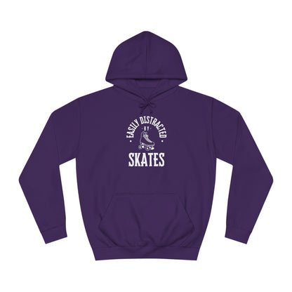 Hoodie - Easily Distracted by Skates Unisex Hoodie - Skate of Matter LLC