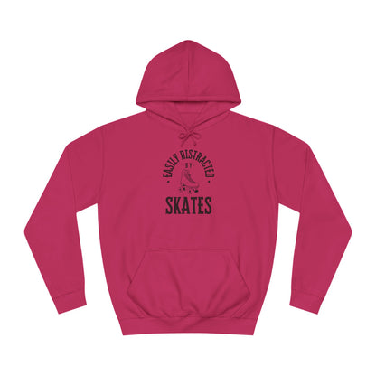 Hoodie - Easily Distracted by Skates Unisex Hoodie - Skate of Matter LLC