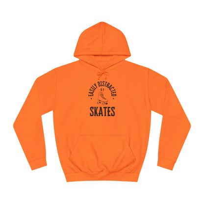 Hoodie - Easily Distracted by Skates Unisex Hoodie - Skate of Matter LLC