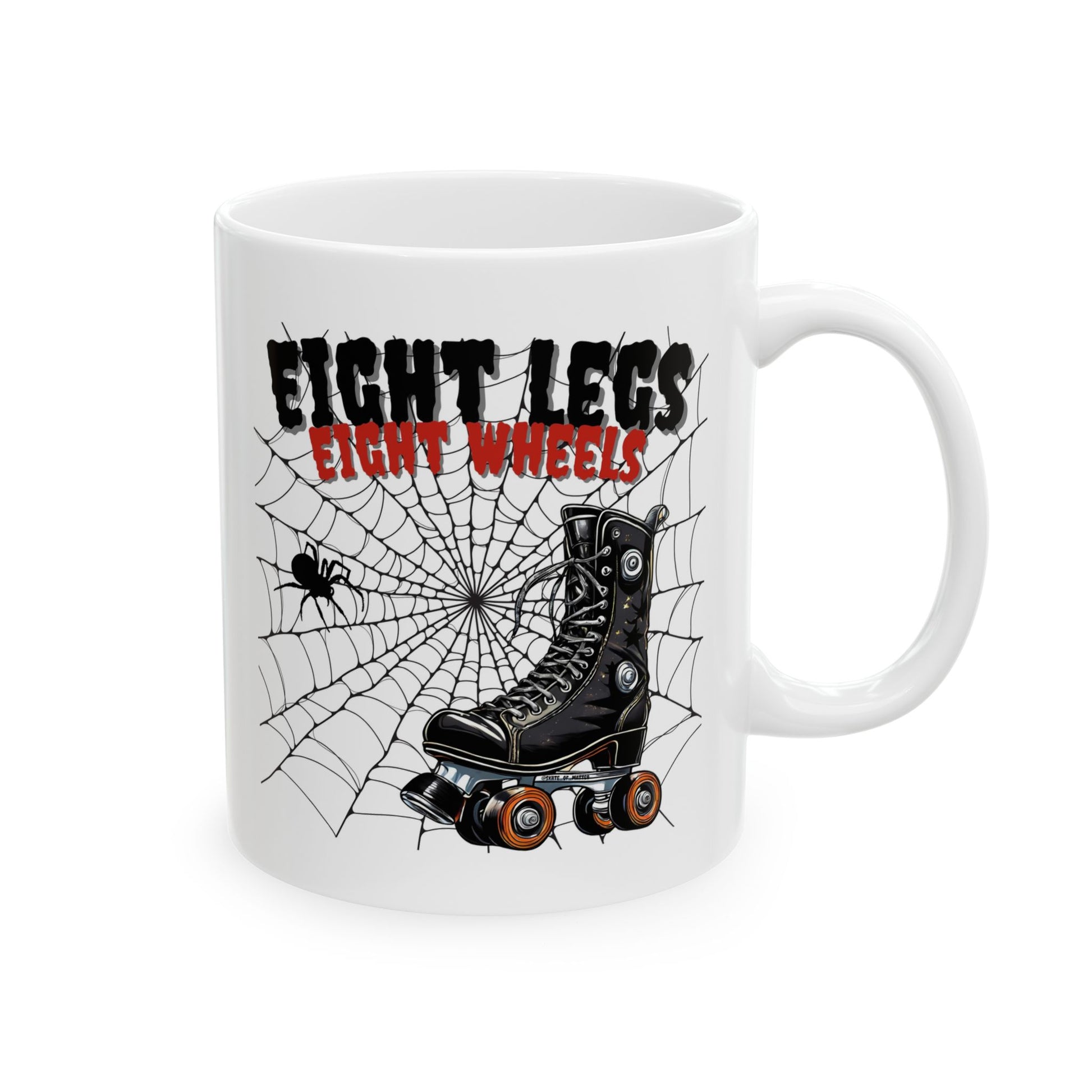 Mug - Eight Legs Eight Wheels Ceramic Mug - Skate of Matter LLC