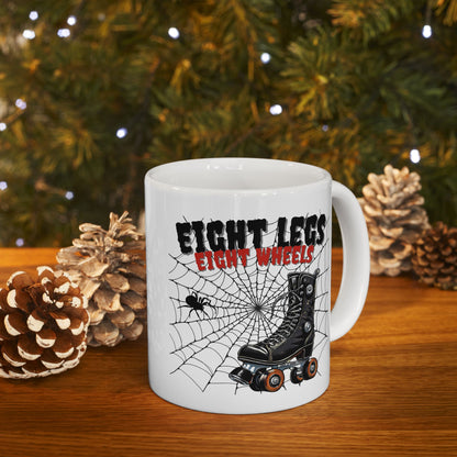 Mug - Eight Legs Eight Wheels Ceramic Mug - Skate of Matter LLC