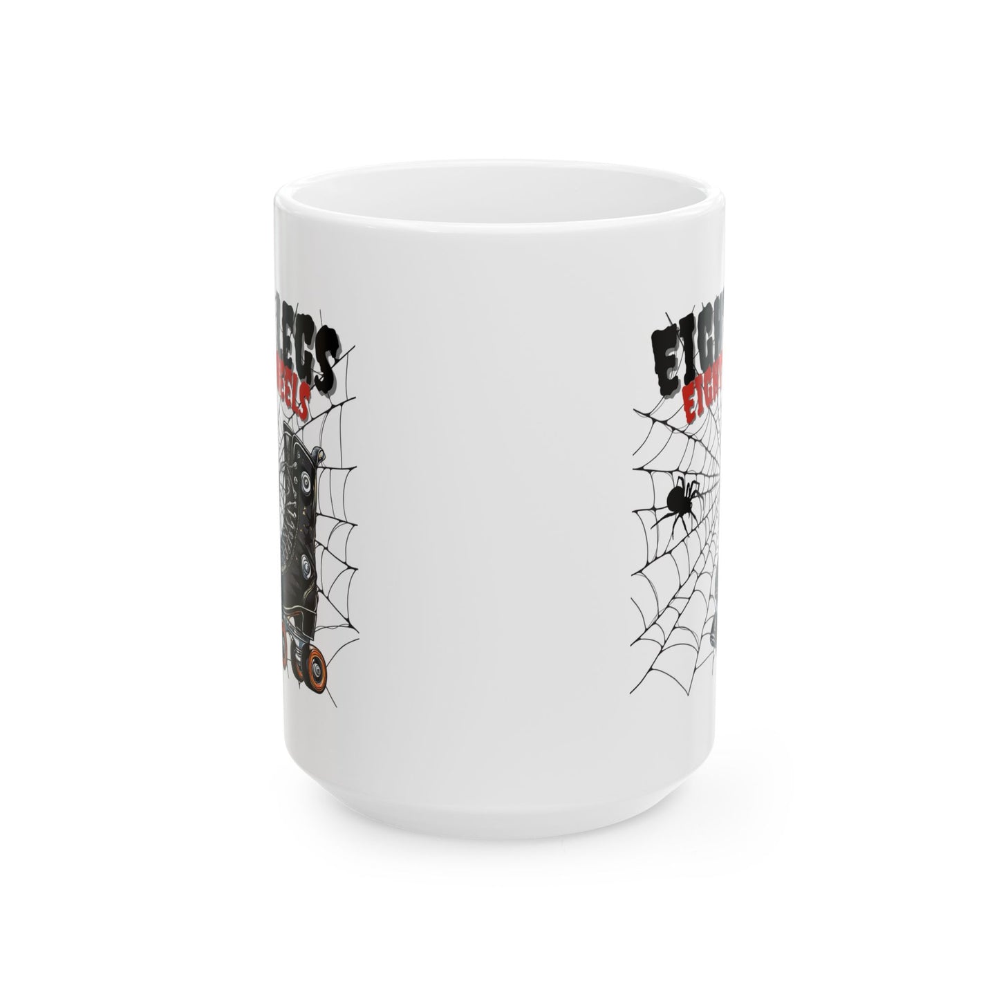 Mug - Eight Legs Eight Wheels Ceramic Mug - Skate of Matter LLC