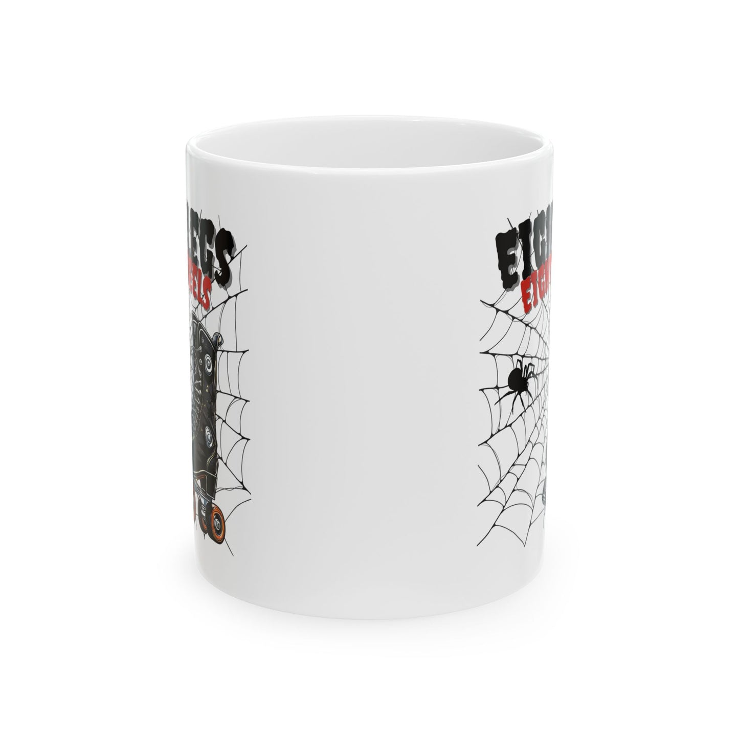 Mug - Eight Legs Eight Wheels Ceramic Mug - Skate of Matter LLC