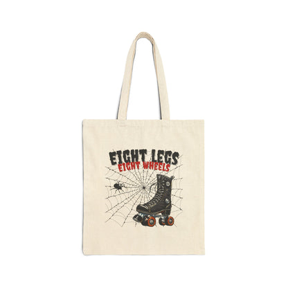 Bags - Eight Legs Eight Wheels Cotton Canvas Bag - Skate of Matter LLC