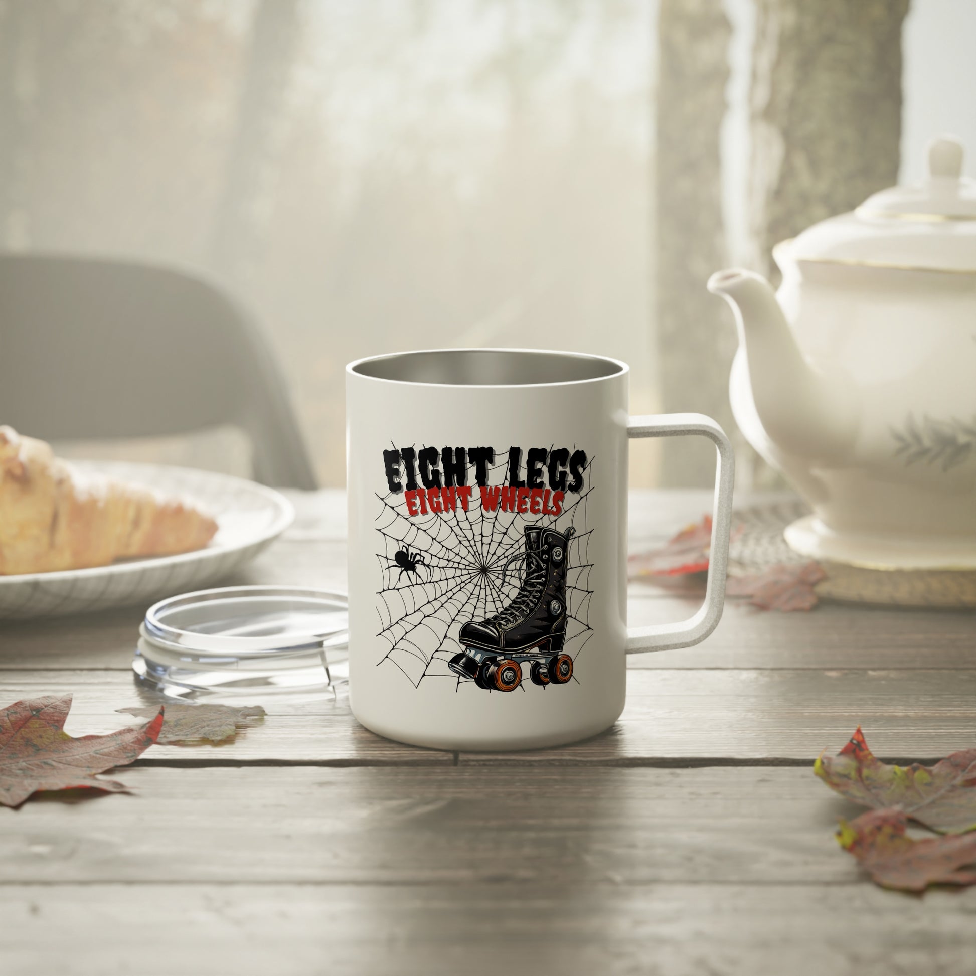 Mug - Eight Legs Eight Wheels Insulated Coffee Mug - Skate of Matter LLC