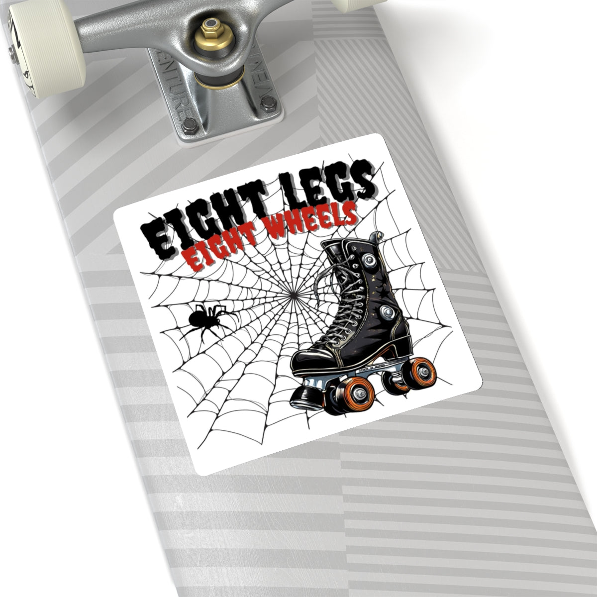 Paper products - Eight Legs Eight Wheels Sticker - Skate of Matter LLC