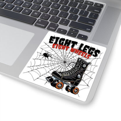 Paper products - Eight Legs Eight Wheels Sticker - Skate of Matter LLC