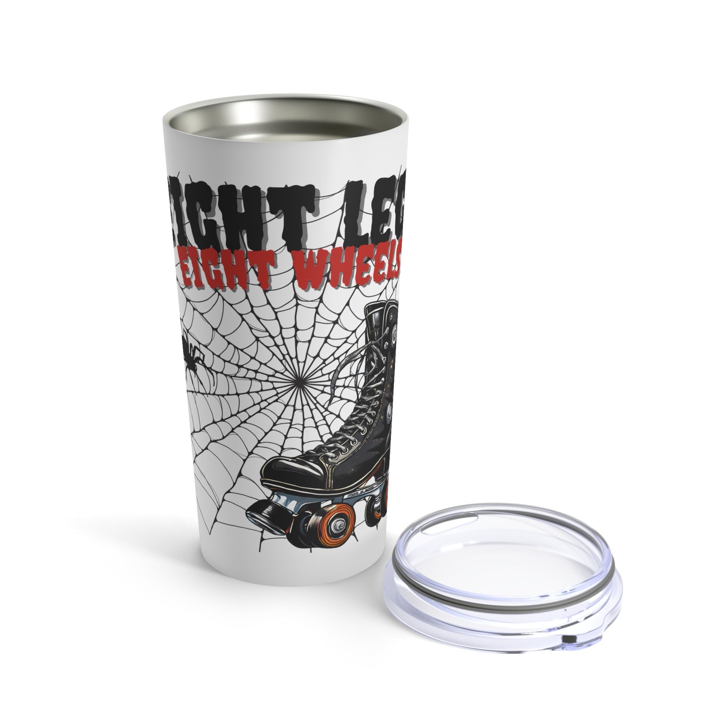 Drinkware - Eight Legs Eight Wheels Tumbler - Skate of Matter LLC