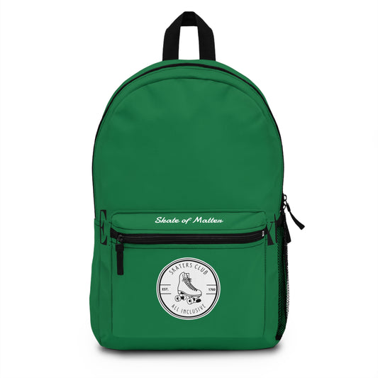 Backpack - Green Skaters Club Backpack - Skate of Matter LLC